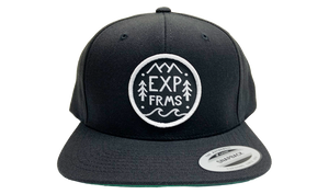 EXP FRMS Snapback Hat - Black