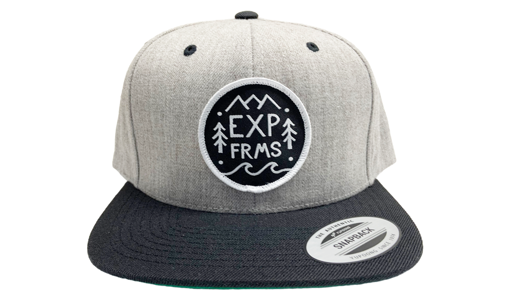 EXP FRMS Snapback Hat - Heather/Black