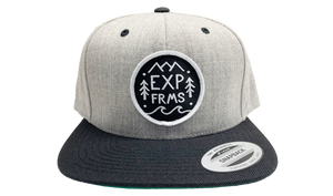 EXP FRMS Snapback Hat - Heather/Black